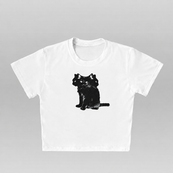 Gato negro - Crop top