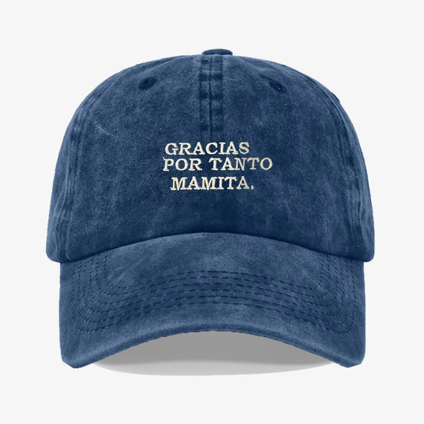 Gorra Prelavada Gracias Por Tanto