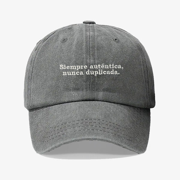Gorra Prelavada Siempre Auténtica