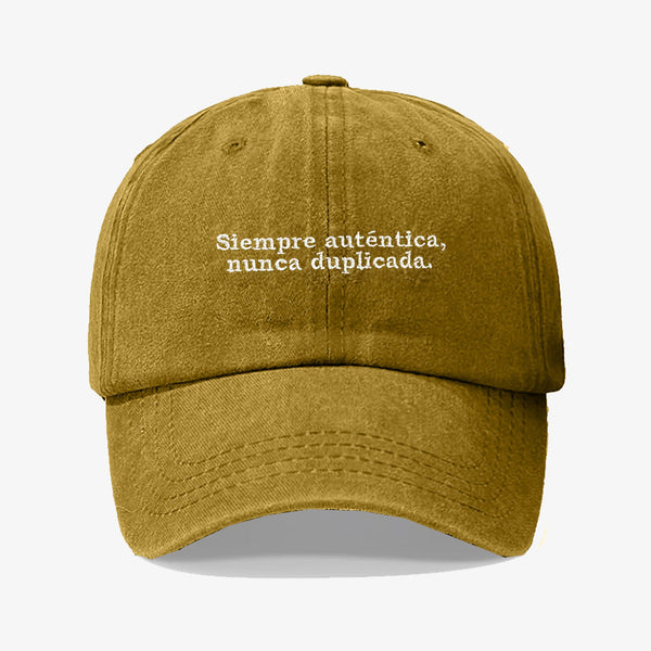 Gorra Prelavada Siempre Auténtica