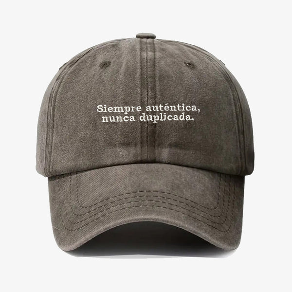 Gorra Prelavada Siempre Auténtica