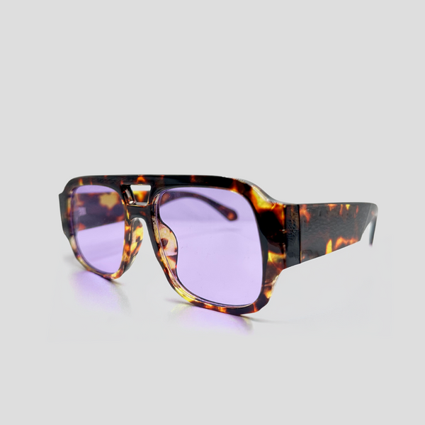Gafas De Sol Gafas de sol Milano Morada x Leopardo
