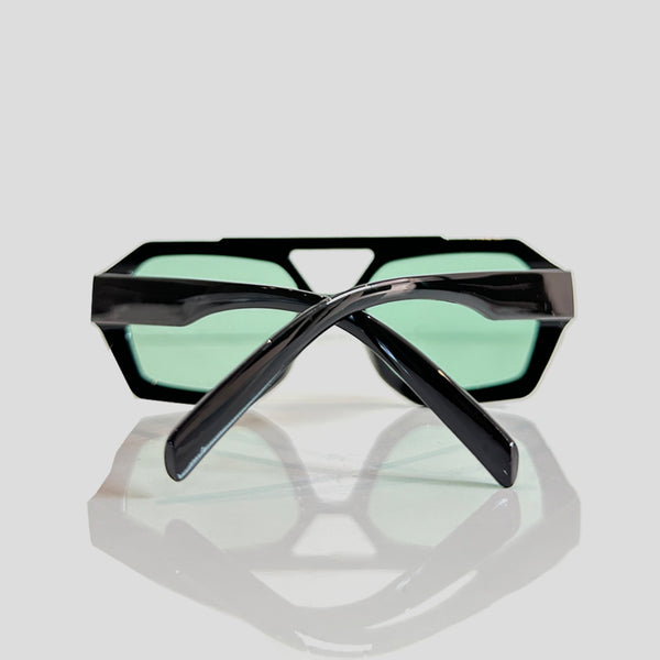 Gafas De Sol Santorini Negra x Verde