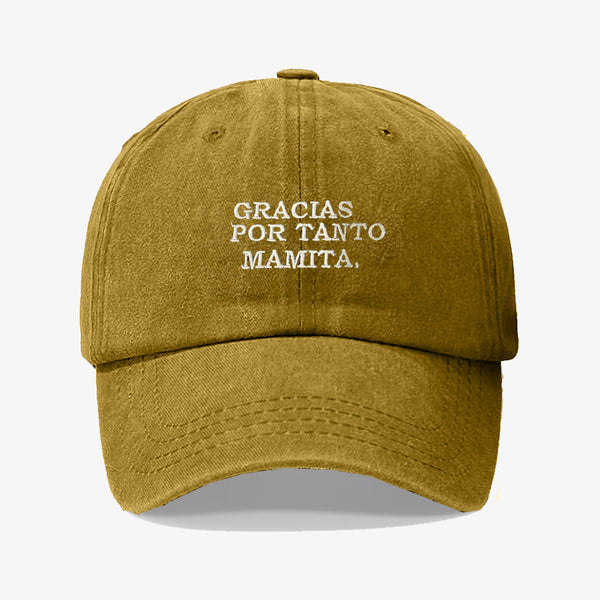 Gorra Prelavada Gracias Por Tanto