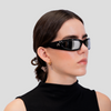 Gafas De Sol Janeiro x Negra plateado