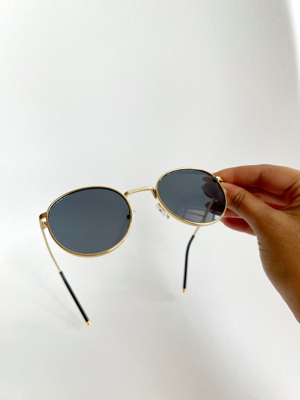 Gafas De Sol Parma Doradas x Negras