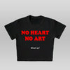 No Heart - Crop top