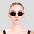 Gafas De Sol Dominican Negra x Plateado