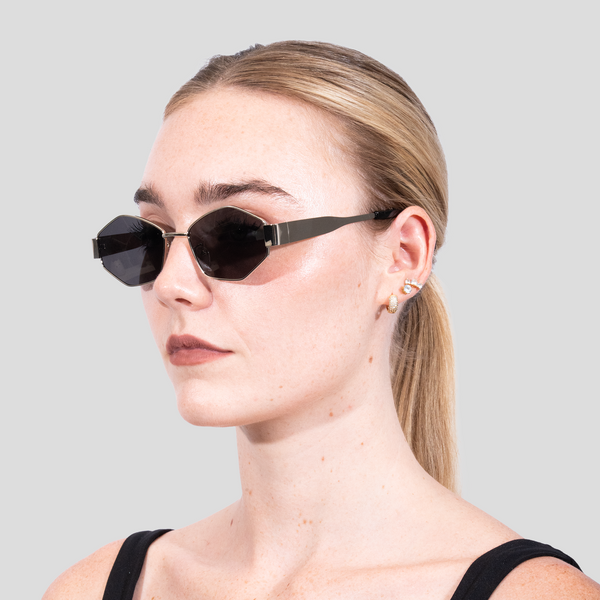 Gafas De Sol Dominican Negra x Plateado
