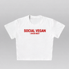 Social vegan - Crop top