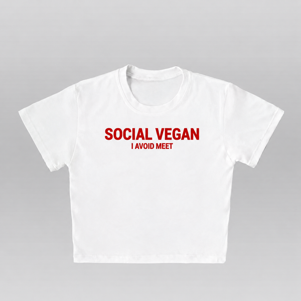 Social vegan - Crop top