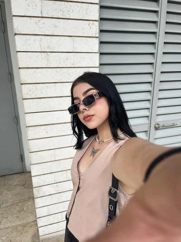 Gafas De Sol Praga x Negra Plata