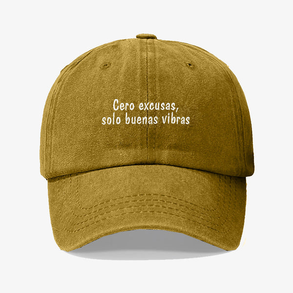 Gorra Prelavada Cero Excusas