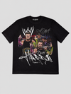 Camiseta Negra WWE Hardy- Edicion retro negro
