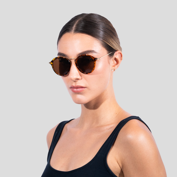 Gafas de sol Palermo leopardo verde