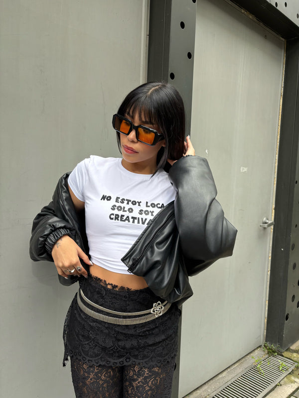 No Estoy Loca - Crop top