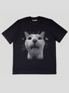 CAT HAPPY (Estampado) T-Shirt (Blanca)