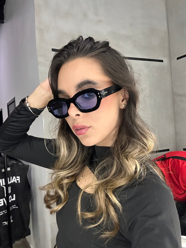 Gafas De Sol Nueva Orleans Negra x Azul