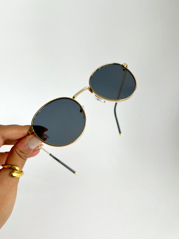 Gafas De Sol Parma Doradas x Negras