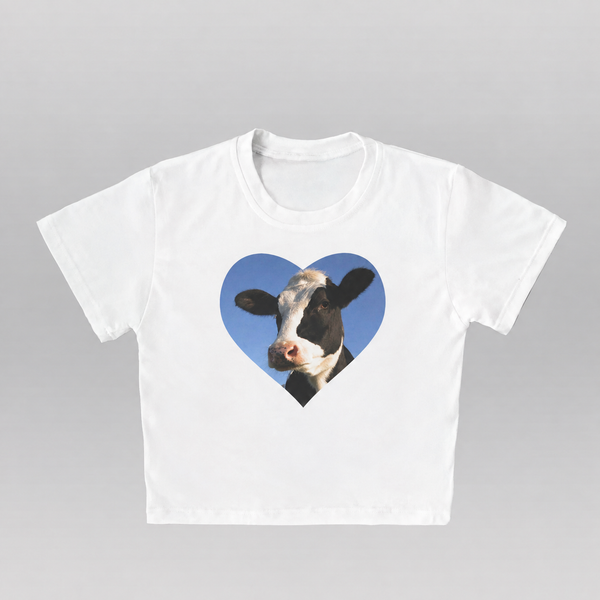 Vaca corazon - Crop top