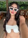 Gafas De Sol Singapur Beige x Cafe