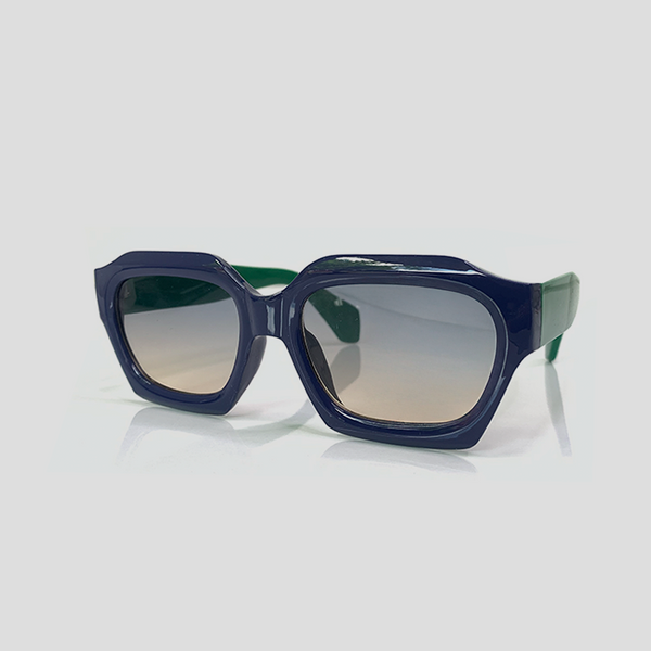 Gafas De Sol San Diego - Azul Oscuro x Verde