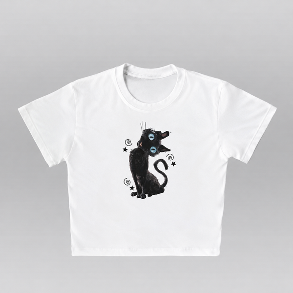 Gato Ojos Azules - Crop top