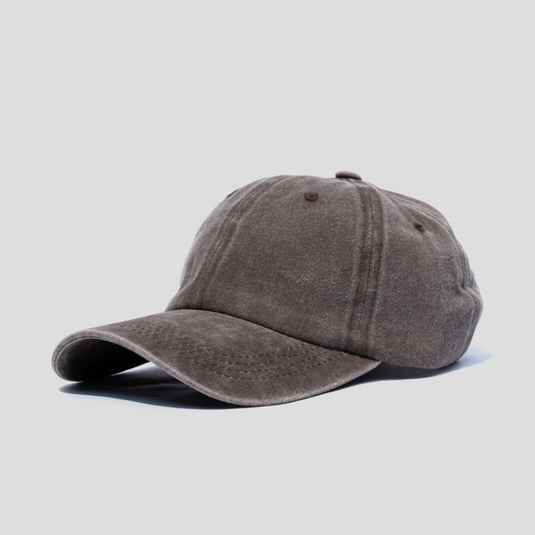 Gorra Prelavada Basica Marron