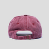 Gorra Prelavada Basica Roja Vinotinto