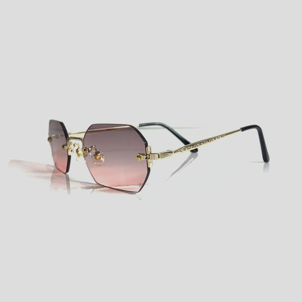 Gafas De Sol Malmö Degradado café x Rosado