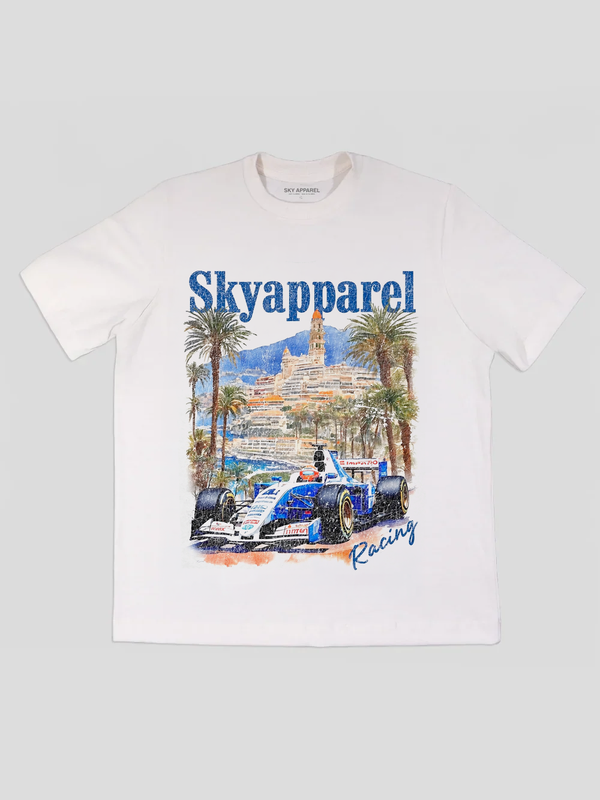 Camiseta Blanca Racing