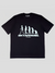 Camiseta Negra Evolucion