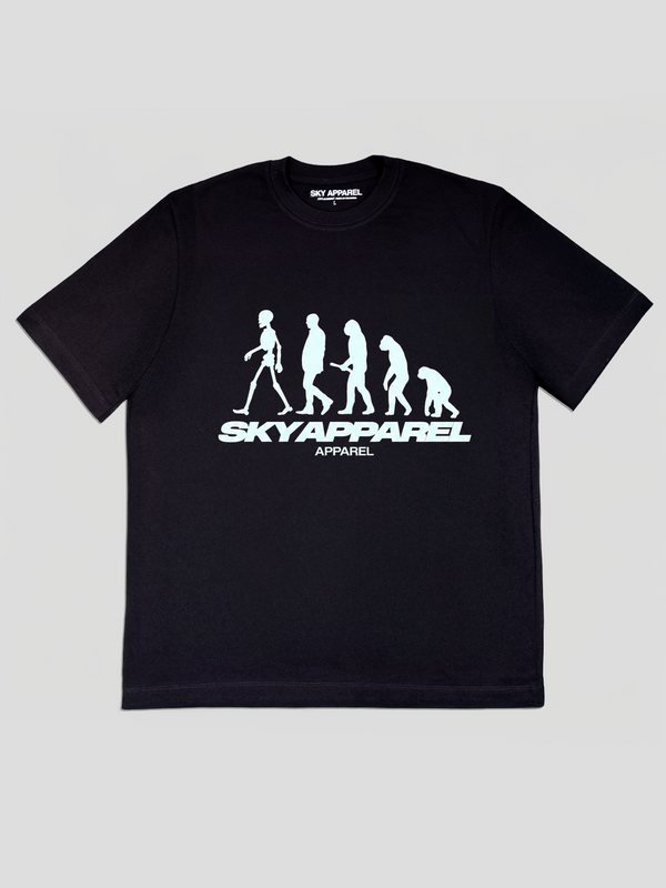Camiseta Negra Evolucion