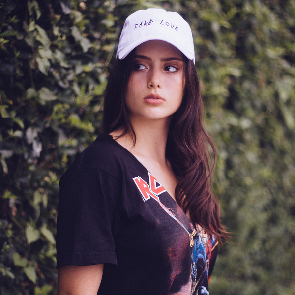 Fake Love Dad Hat - Blanca