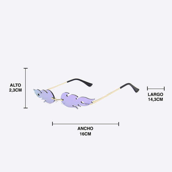 Gafas De Sol LA FLAME - Morada