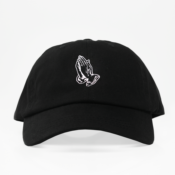 Manos Rezando Dad Hat - Negra