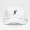 Rayo De Energía Rosado Dad Hat - Blanca