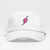 Rayo De Energía Rosado Dad Hat - Blanca
