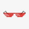 Gafas De Sol BLACK PIXEL ROJO