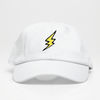 Rayo De Energía Amarillo Dad Hat - Blanca