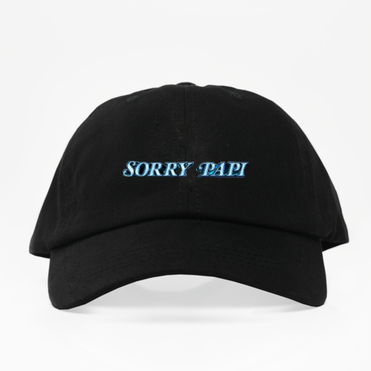 Sorry Papi Dad Hat - Negra