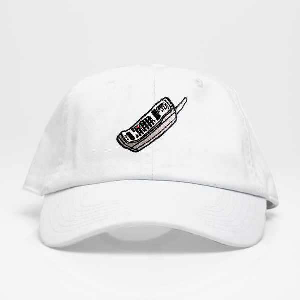 Telefono Viejo Dad Hat - Blanca