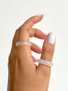 Anillo Cuarzo-Blanco