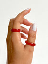 Anillo Cuarzo-Rojo