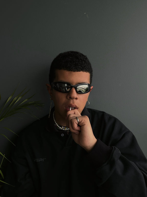 Gafas De Sol Janeiro x Negra plateado