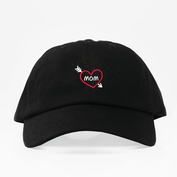 Mom💘Dad Hat - Negra
