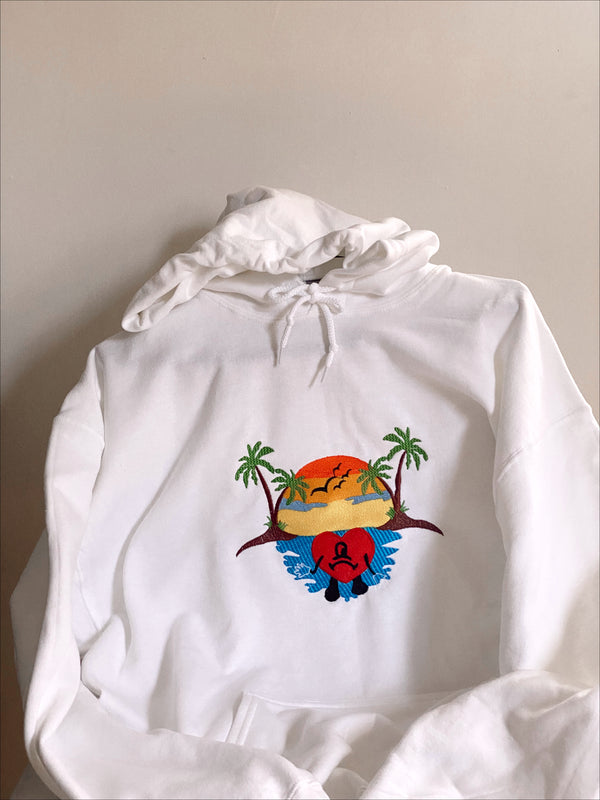 Un verano - Hoodie -Blanco