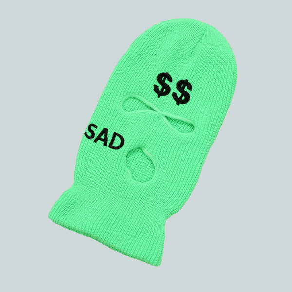 SKI-MASK "SAD" Verde