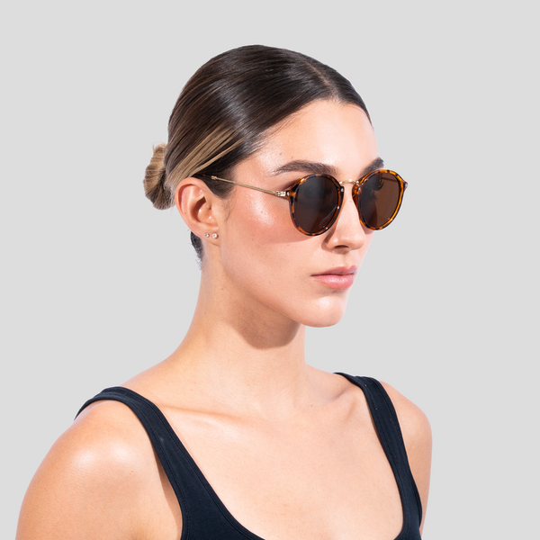 Gafas de sol Palermo leopardo verde