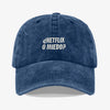 Gorra Prelavada Netflix o Miedo